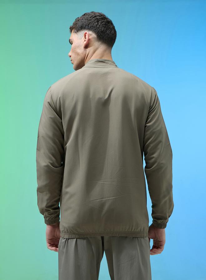 Technosport Men Solid Slim Fit Mock Neck Sports Jacket with TECHNOLITE - Image 5